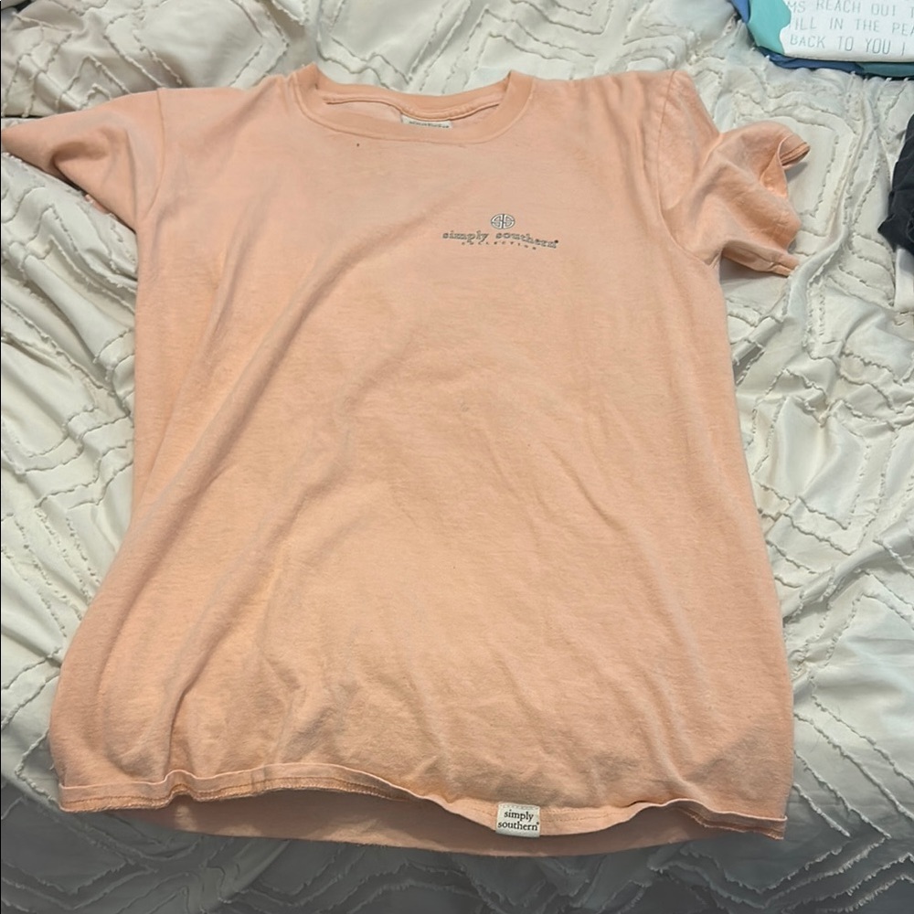Simply Southern Coral Tee